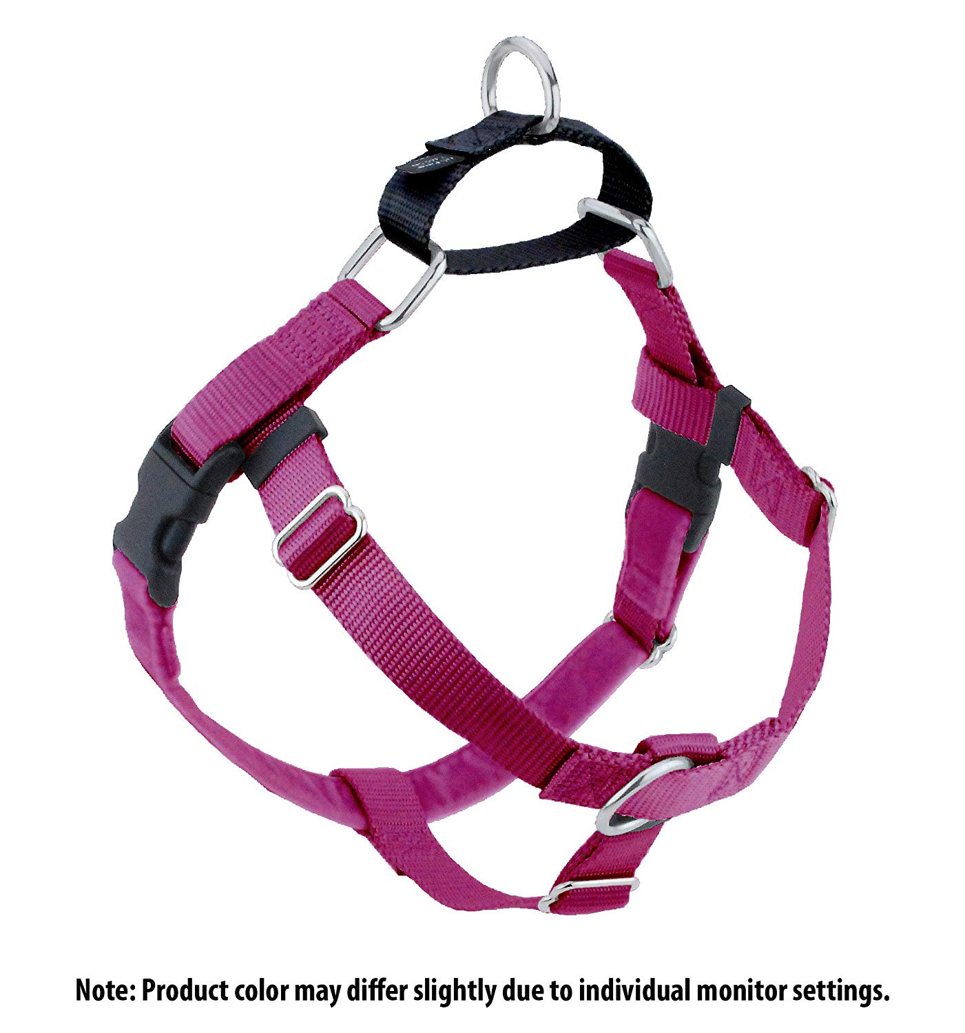 2 Hounds Design Freedom No-Pull Harness Only, 5/8-Inch, Small, Raspberry