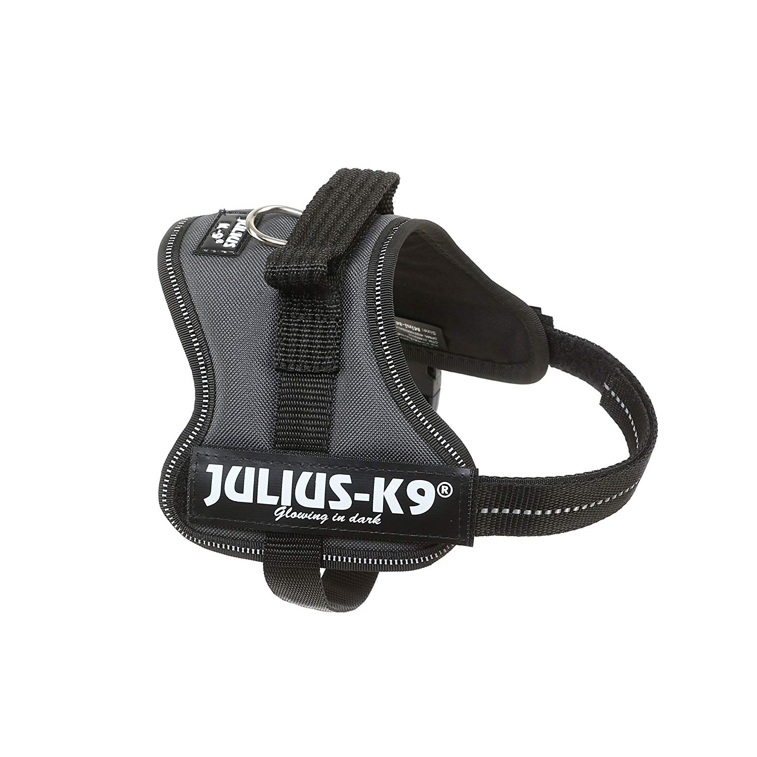 JULIUS-K9Powerharness, Size: XS/Mini-Mini, Anthracite - Image 2