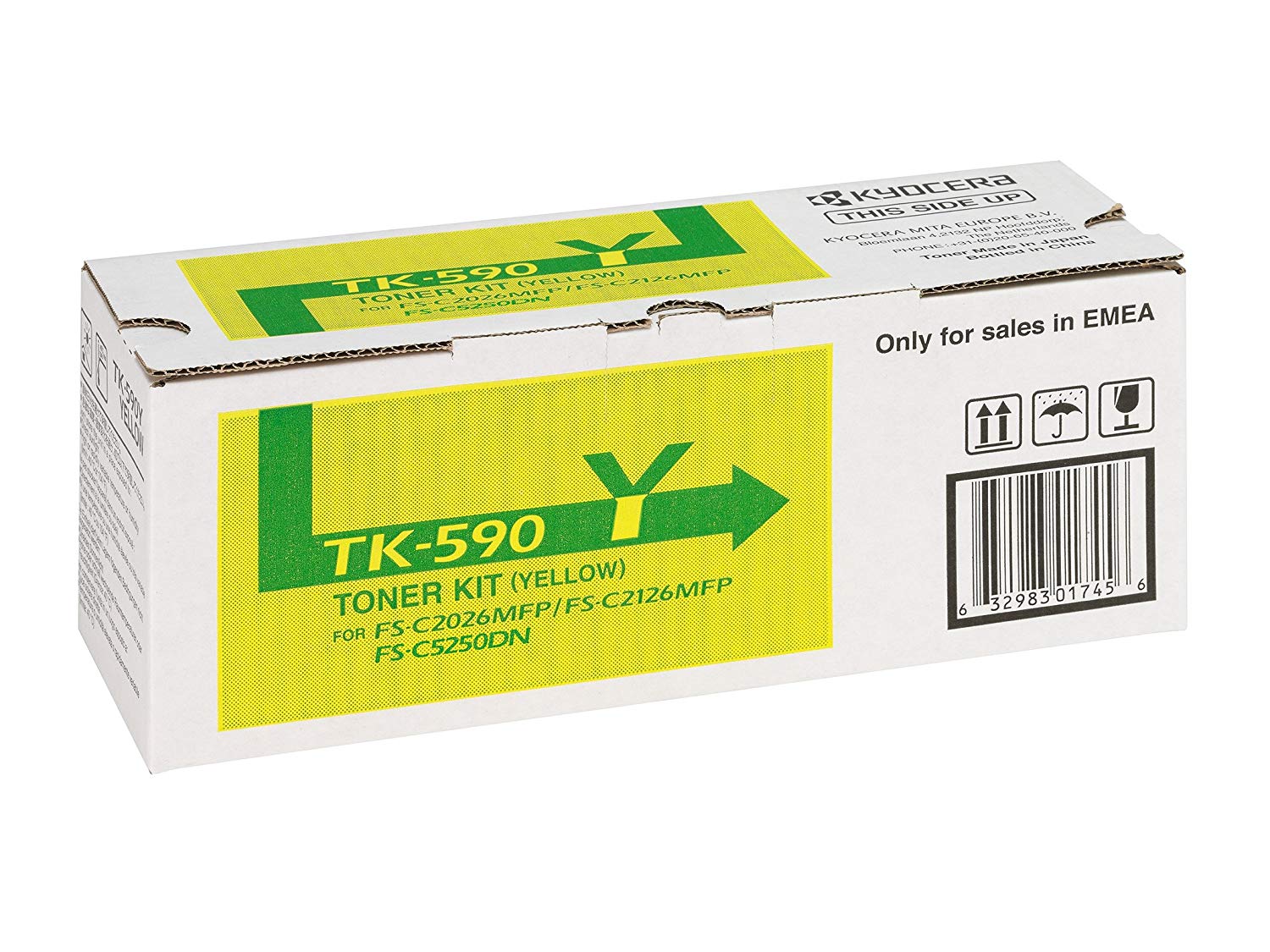 Kyocera 1T02KVANL0 TK-590Y toner cartridge 5,000 pages, yellow, groß - Image 2