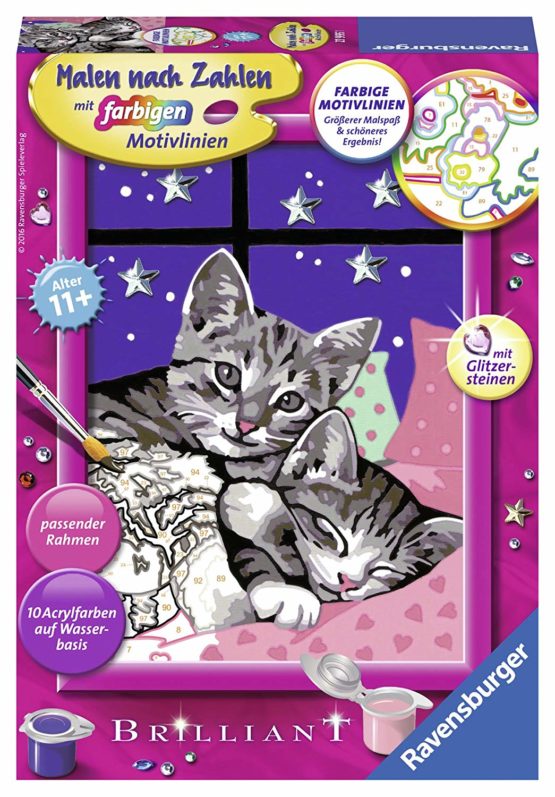 Ravensburger 279951 "Sleeping Cats Painting By Numbers Set