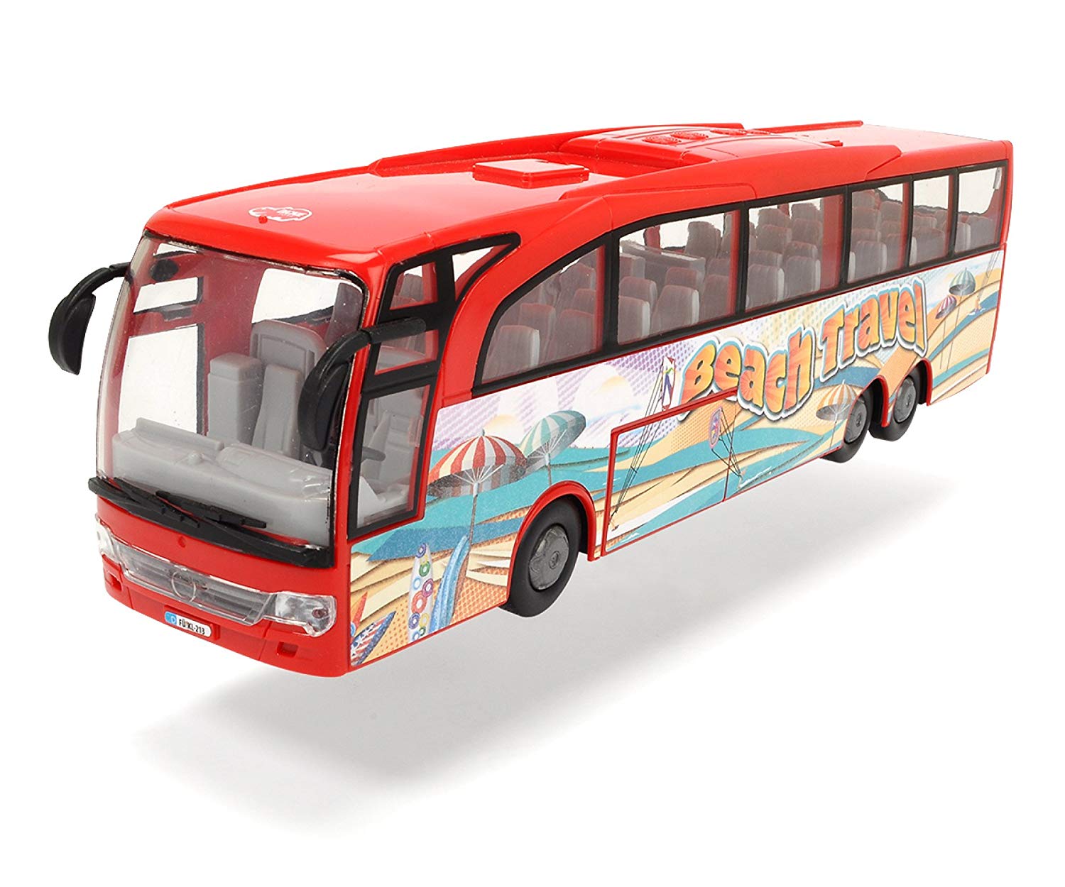Dickie Toys 203745005 Touring Bus, Multicoloured, 70 mm x 345 mm x 127 mm