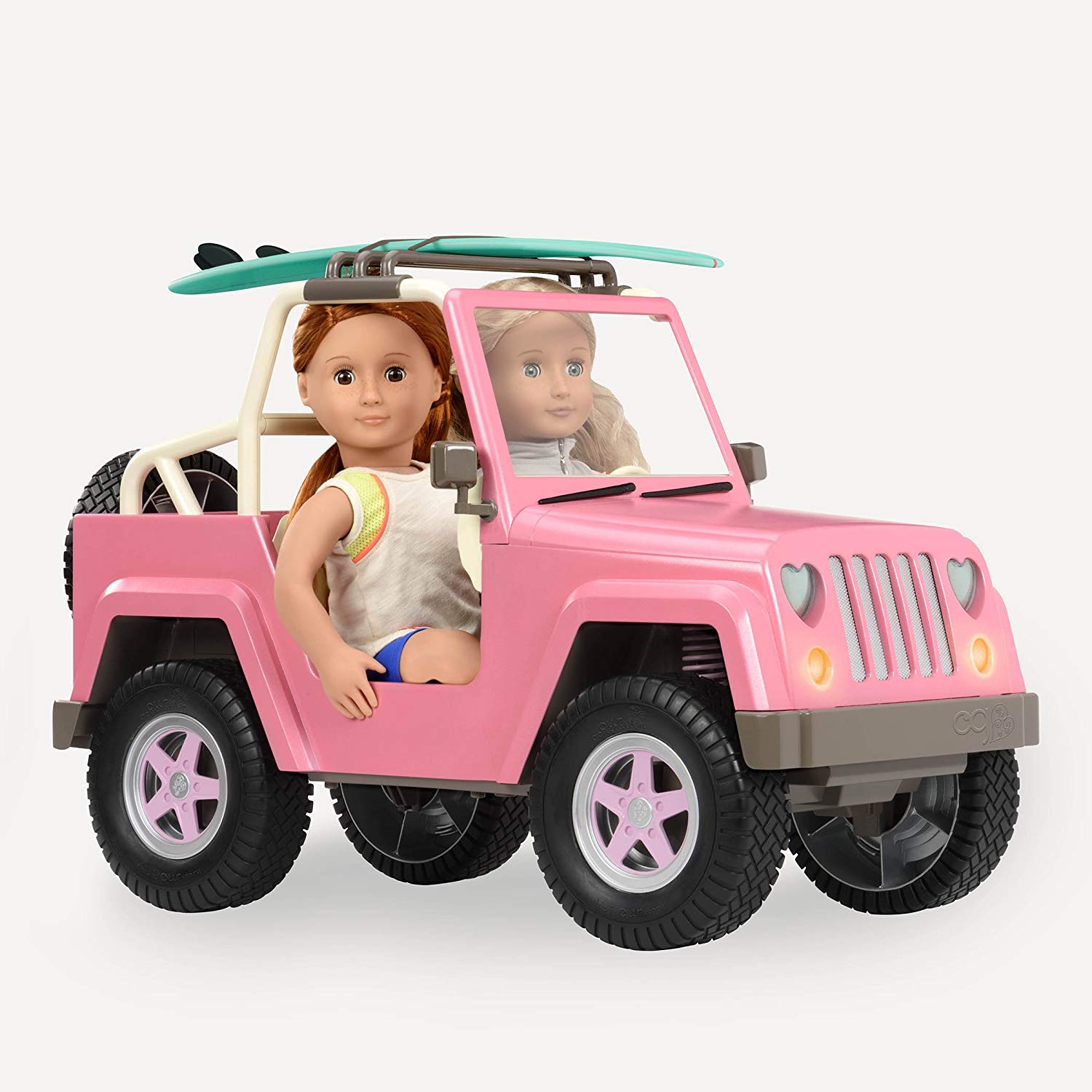 Our Generation, OG Off Roader 4x4-18-Inch Doll Accessories, Vehicle Playset, Jeep With Bluetooth Speaker, Pretend Play - Image 3