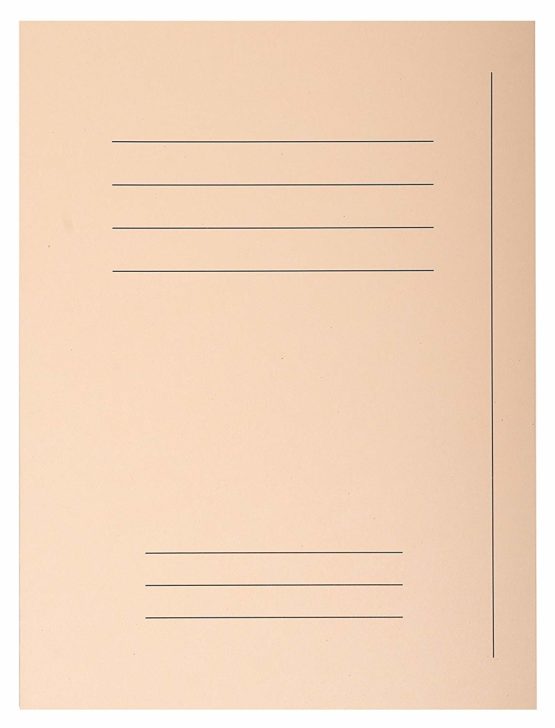 Exacompta Forever Printed Square Cut Folders, 24 x 32 cm, 220 g - Buff (50 Pack)