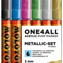 Molotow One4All 127HS 200197 Set Metallic 6, 2 mm.