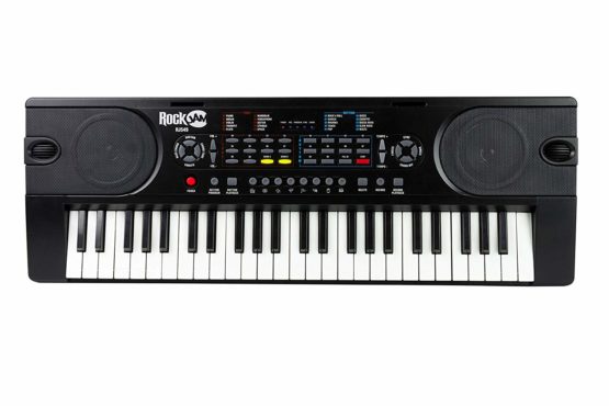RockJam 49 Key Keyboard Piano with Power Supply, Sheet Music Stand, Piano Note Stickers & Simply Piano Lessons. - Image 2