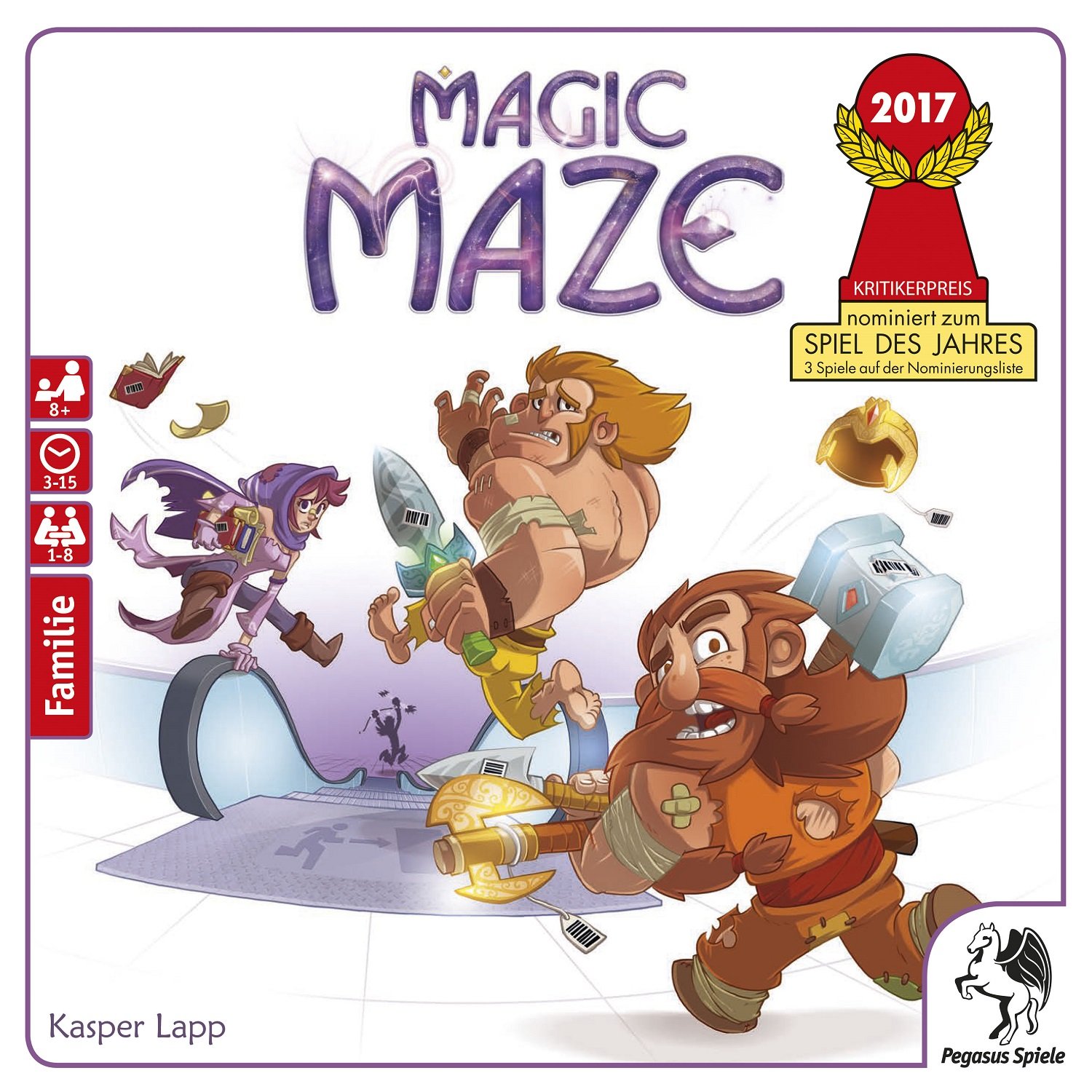 Pegasus Spiele 57200G Magic Maze Deutsche Ausgabe *Nominiert Spiel Des Jahres 2017*" Board Game, Multicolor - Image 2