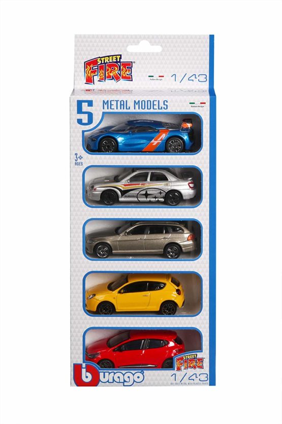 Bburago Maisto France Pack of 5 Vehicles 1/43, 30007, Random Colour - Image 4