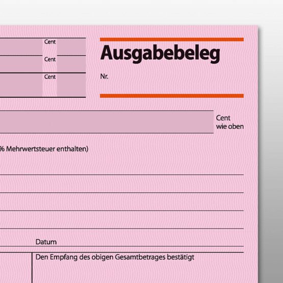 Sigel AG615 Edition Receipt A6 Horizontal 50 Sheets, Pink Pack of 10 - Image 3