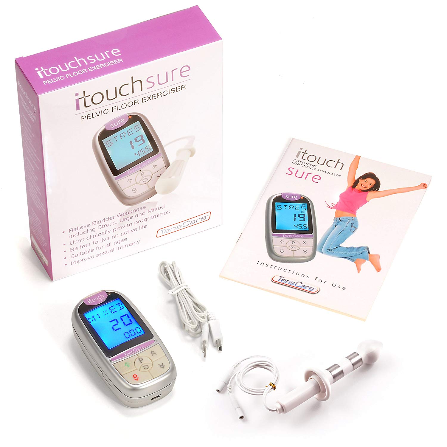 TensCare itouch Sure for Men Pelvic Floor Exerciser, Blue - Image 2