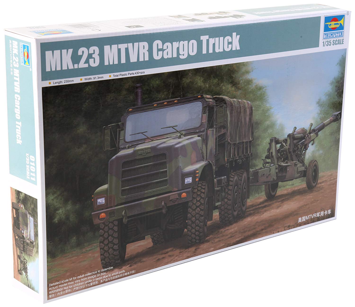 Trumpeter 1:35 - US MTVR All Terrain Vehicle, Us Army, Mittel