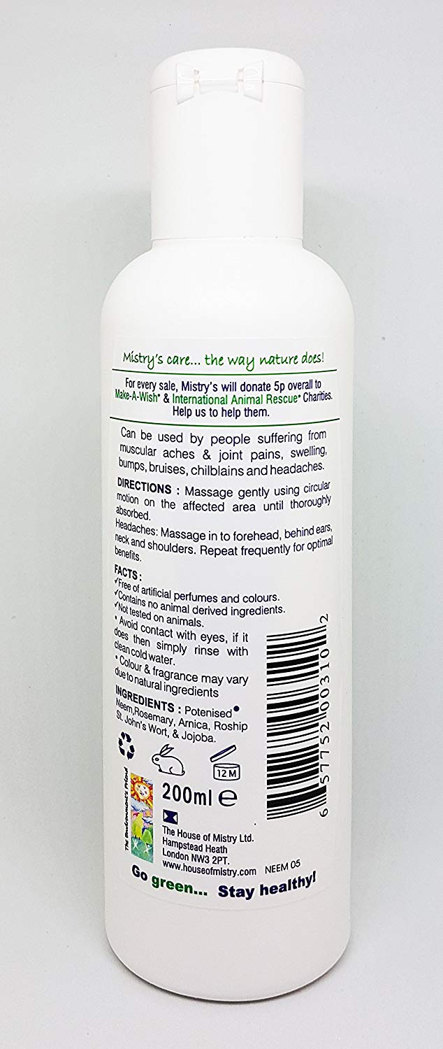 The House of Mistry Potenised Massage Balm - Balm - Adults, Muscle & Joint Pain, Minor Injuries & Ailments - Unisex - Image 2
