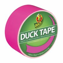Duck Tape Solid Colours Neon Pink, Repair, Craft, Personalise, Decorate and Educate - 48mm x 13.7m