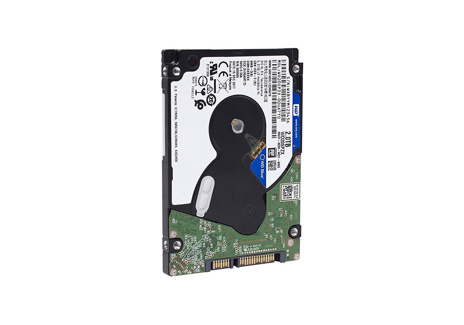 Western Digital 2 TB SATA 2.5 Hard Drive - Blue, 2TB - Image 4