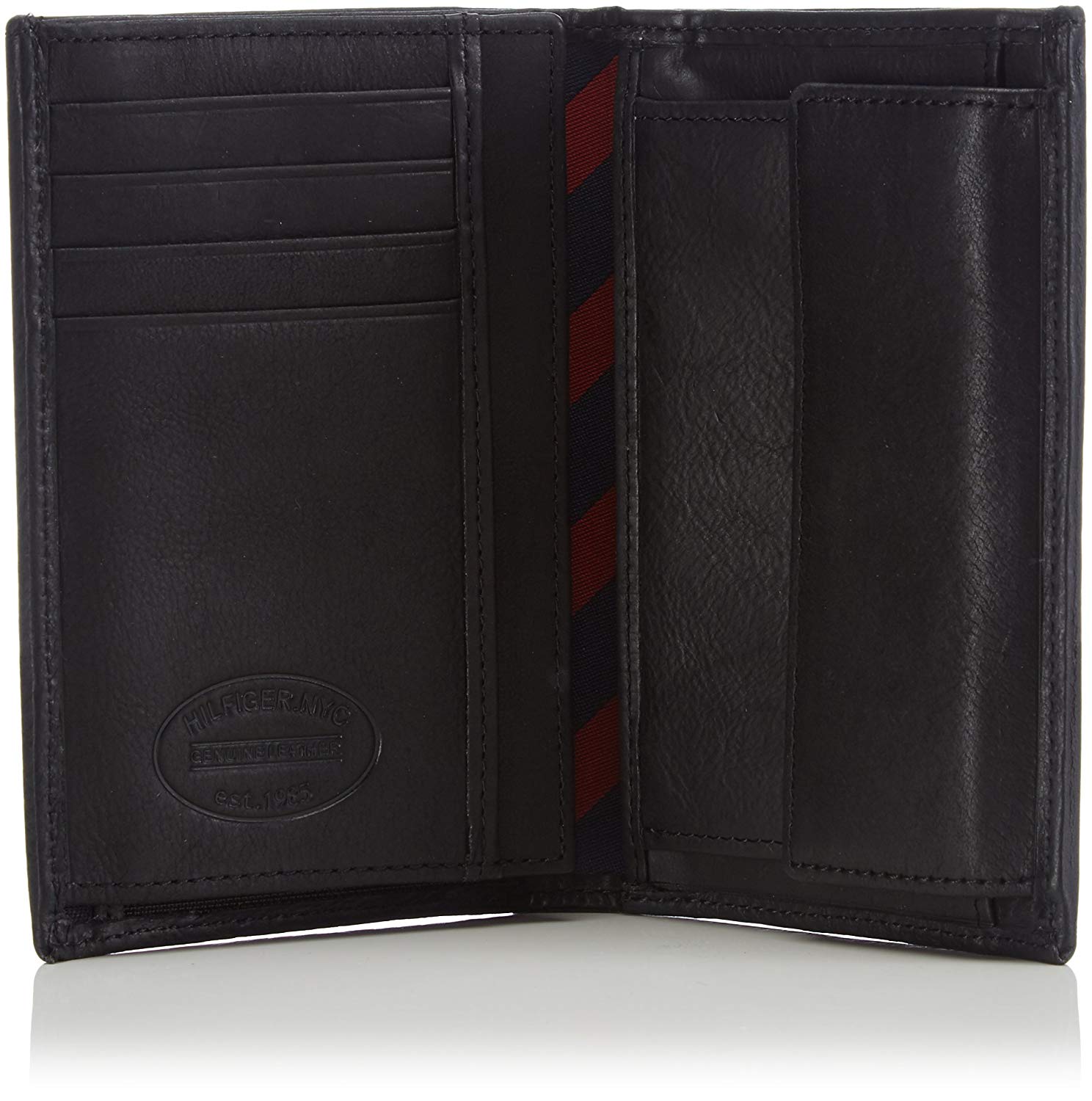 Tommy Hilfiger Men’s Johnson Wallet with Coin Pocket, Black (Black), One Size, OS - Image 4