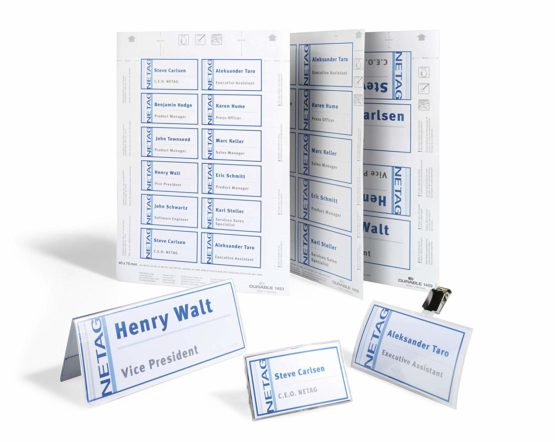 Durable BADGEMAKER Inserts 90 x 60 mm | Pack of 180 Inserts | Printable Name Badge Inserts | Create Professional Badges in Minutes - Image 4