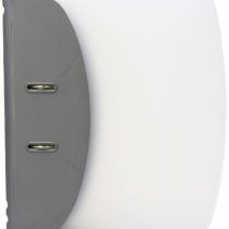Hermes 832006 A4 8 cm Lever Arch File Heavy Duty Capacity Metallic - Silver