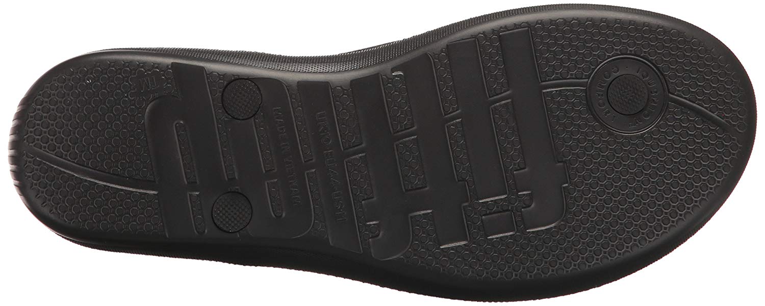 Iqushion Ergonomic Flip Flops, Black Black 001, 12 UK - Image 4