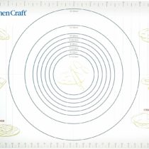 KitchenCraft Non Stick Pastry Mat with Measurements, Plastic, Extra Large, 61 x 45 cm