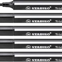 Felt Tip Pen - STABILO Trio Scribbi Box of 5 Black