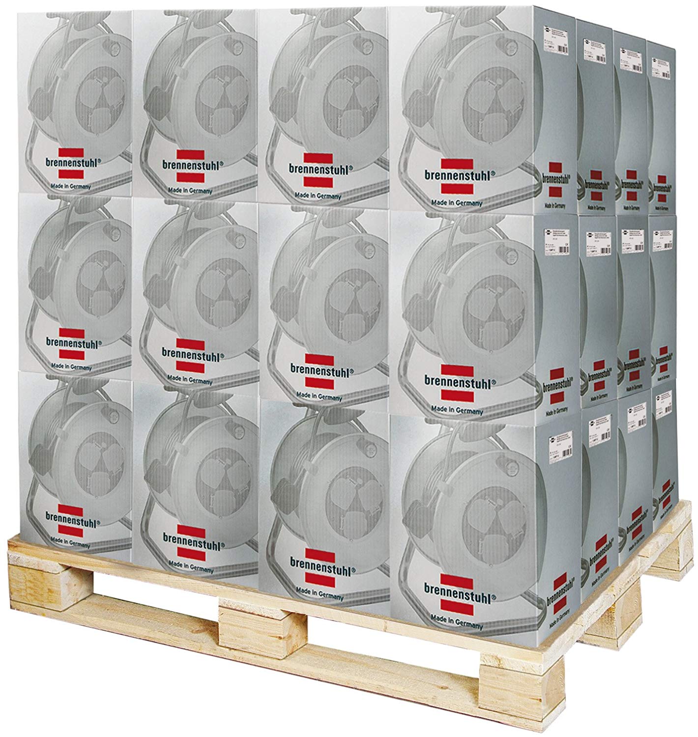 Brennenstuhl Garant cable reel with RCD-plug 30mA 25m H05VV-F 3G1,5 *GB*, Black, 240 mm Dia - Image 4