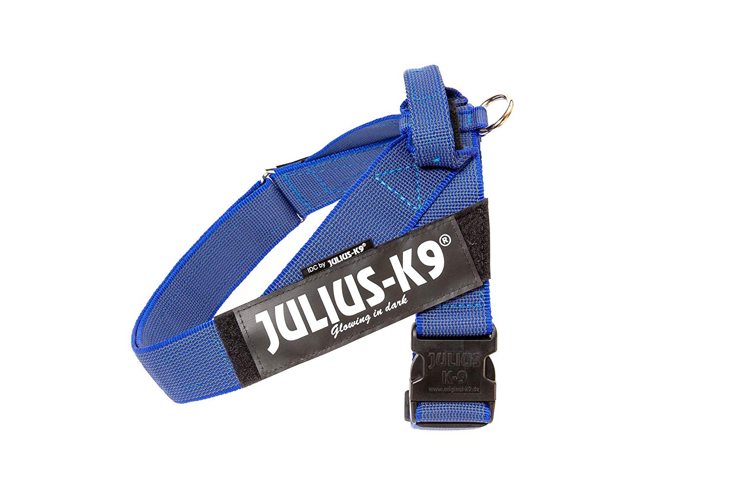 Julius-K9, IDC Color & Gray Belt Harness, Size: L / 1, Blue-Gray, L/1