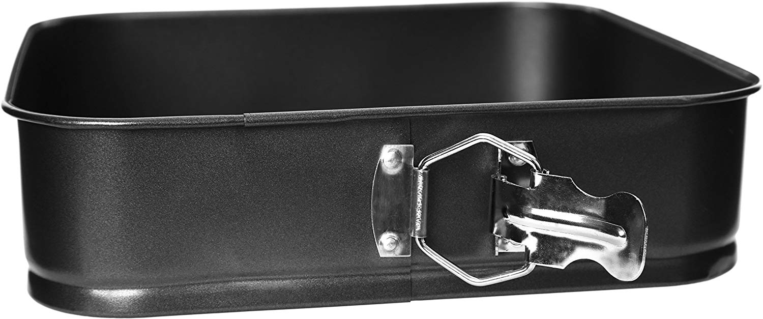 Premier Housewares Versatile Set of Three Spring Form Cake Tin, Black, Set Of 3 - Image 4