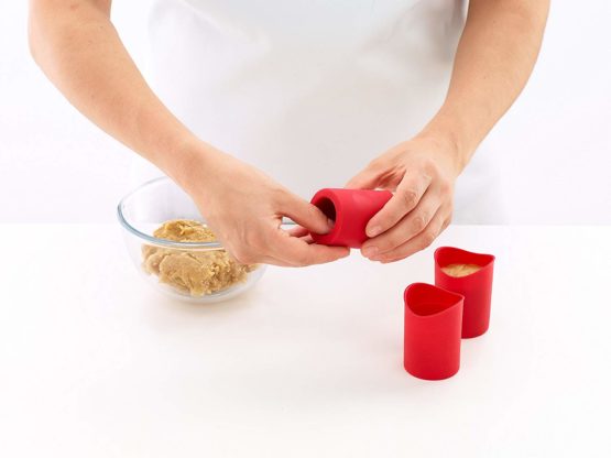 Lékué Cookie Glass, Silicone, Red, 5 x 5 x 6.8 cm - Image 2