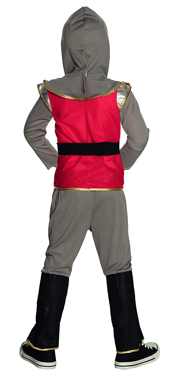 Kids Sir Templeton Medieval Kinght Boys Fancy Dress Costume, Gray, 110 - Image 2