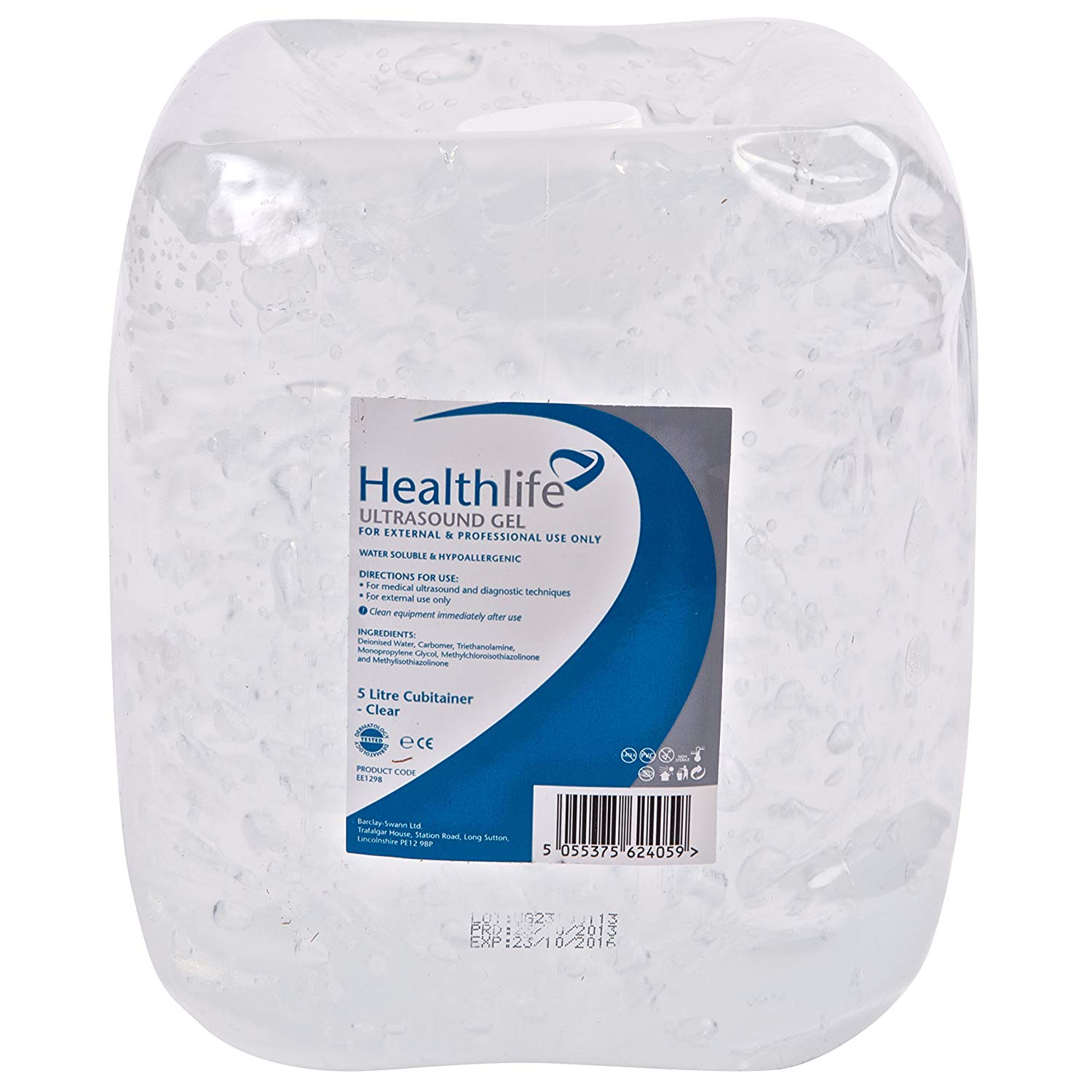 Healthlife Ultrasound Gel with Refill Bottle, 5 Litre, Clear, 5 l (Pack of 1) - Image 3