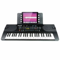 RockJam 49 Key Keyboard Piano with Power Supply, Sheet Music Stand, Piano Note Stickers & Simply Piano Lessons.
