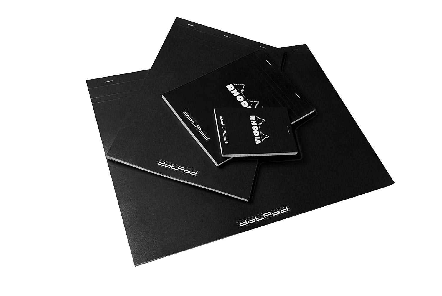 RHODIA 19559Amzc, Stapled Notepad Dot pad N°19 Black, A4+, Dot Dotted, 80 Detachable Sheets - Image 4