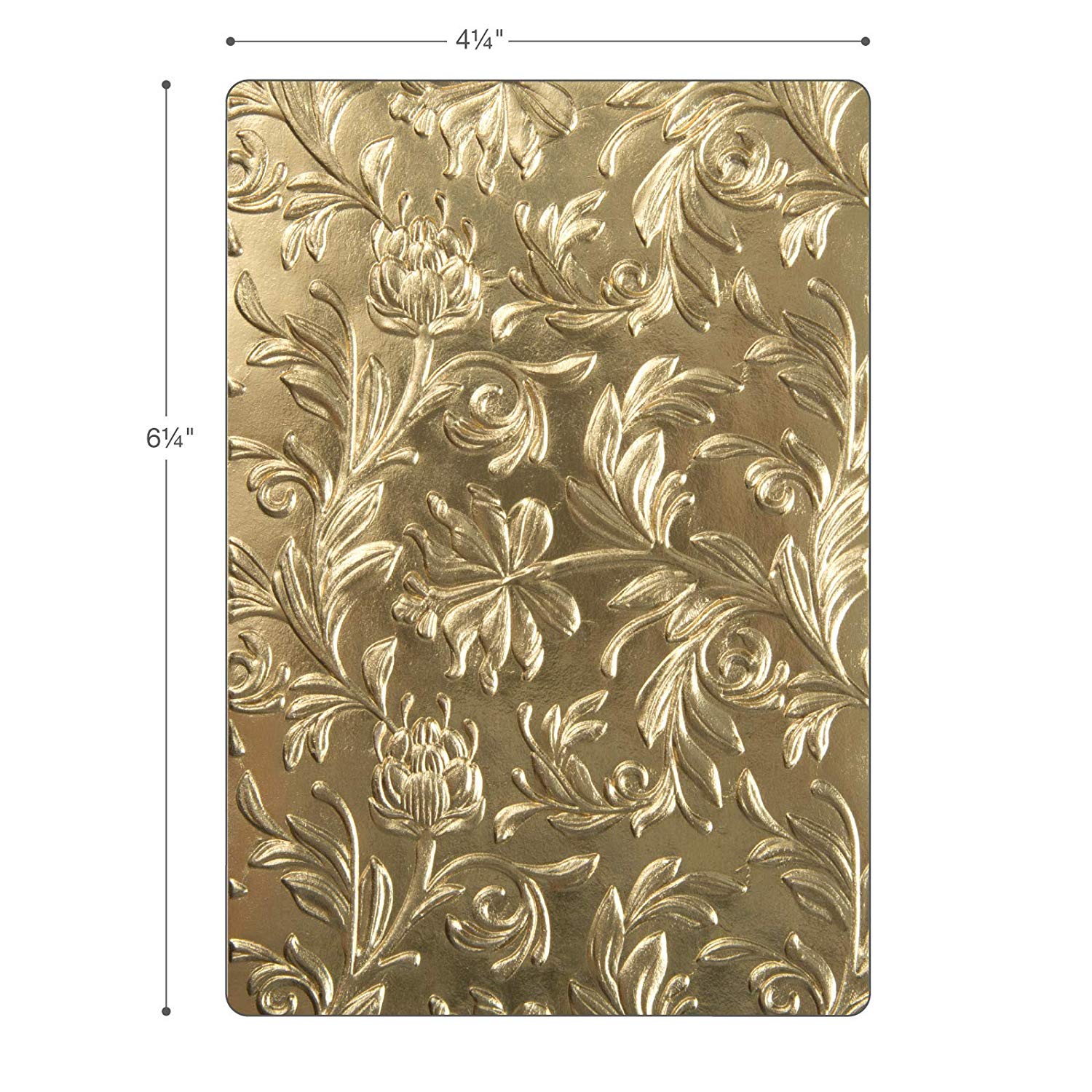 Sizzix 662716 3-D Texture Fades Embossing Folder Botanical - Multi-Colour, One Size, A2 (420 x 594 mm or 16.5 x 23.4 inches) - Image 2
