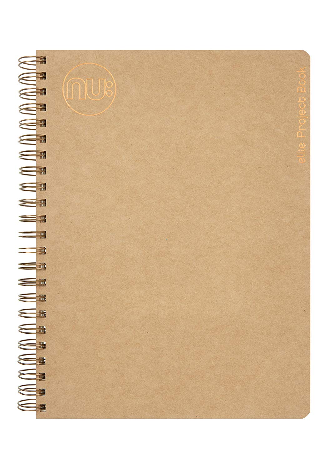 Nu Notebooks - Kraft Range - Manilla Wire Bound A5 Project Book - Stationery Notebooks - Professional Notepad - 160 Pages