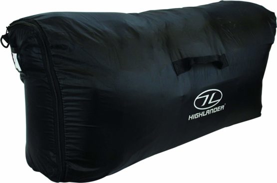 Highlander Waterproof Unisex Outdoor Travel Rucksack Transit Cover available in Black - One Size