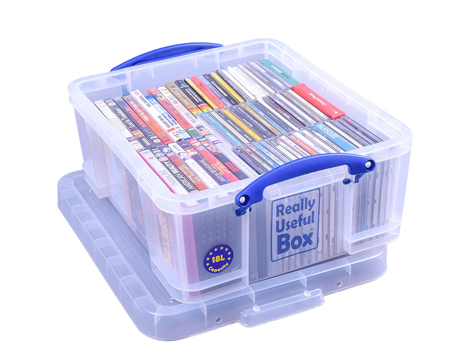 Really Useful Box Plastic Storage 18 Litre Clear, 18 Litre x 1 - Image 3