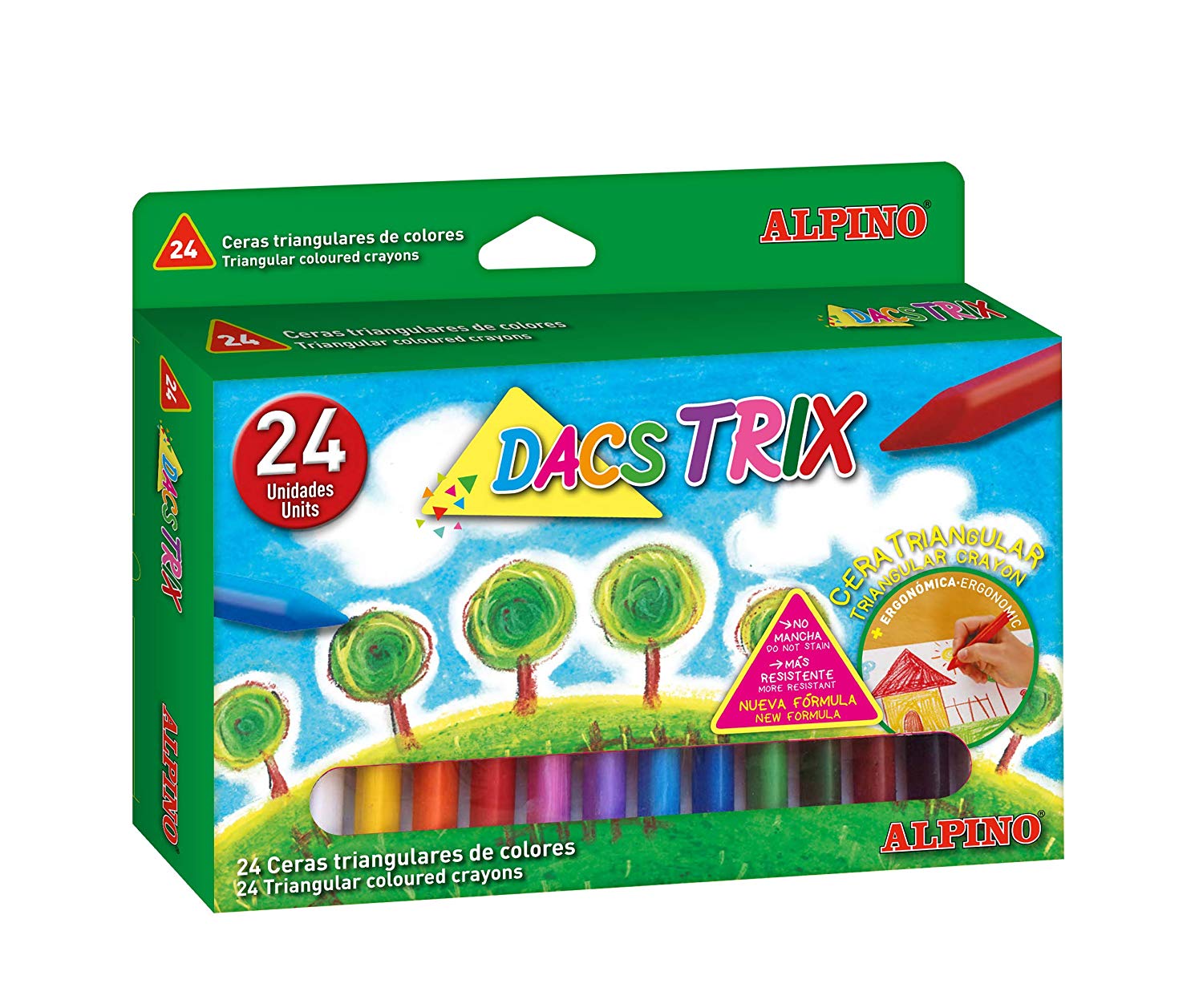 DACS 134791 Case of 24 Wax Crayons, 24 count (Pack of 1)