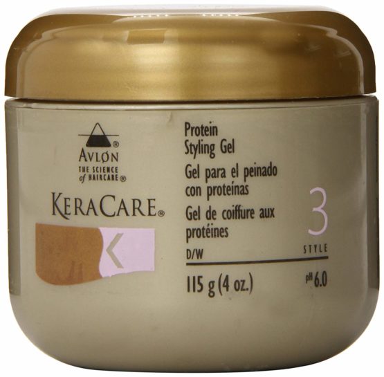 Avlon KeraCare Protein Styling Gel, Style 3, 115g/4 oz.