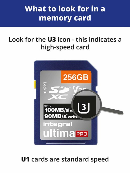 Integral 256GB SD Card 4K Ultra-HD Video Premium High Speed Memory Card SDXC Up to 100MB/s SDXC V30 UHS-I U3 Class 10 SD Memory Card - Image 3