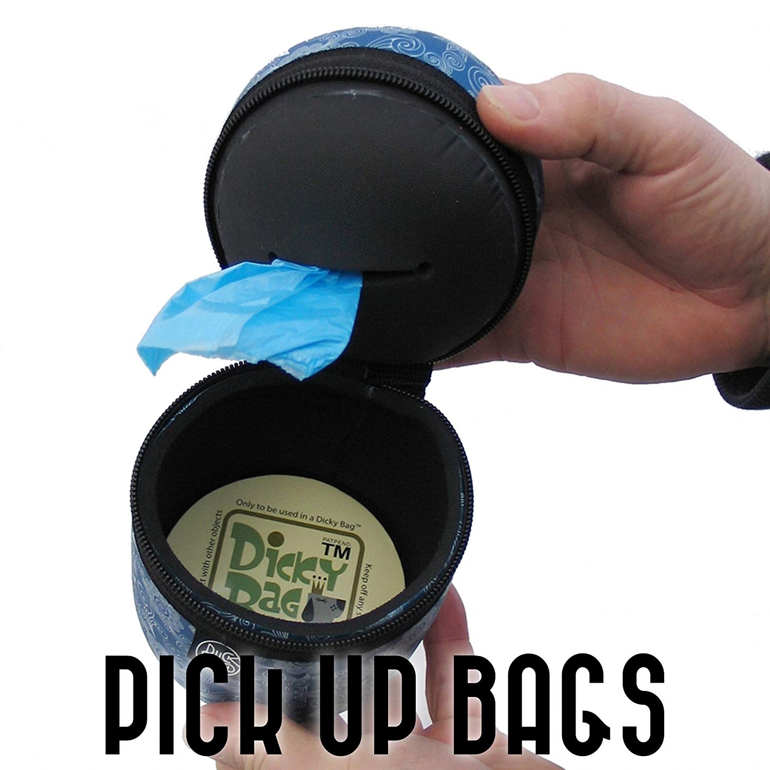 Dicky Bag The Small Green Camo. The Civilised way to carry dog poop Dog Poop Scoop, no more ugly smells & knotted plastic bags - Image 4