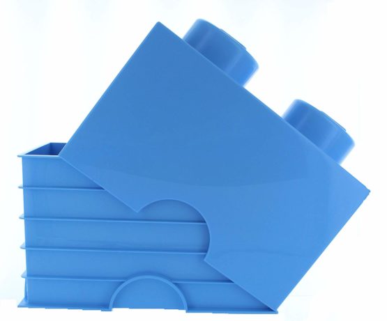 Lego Storage Brick 2 Medium Red - Image 4