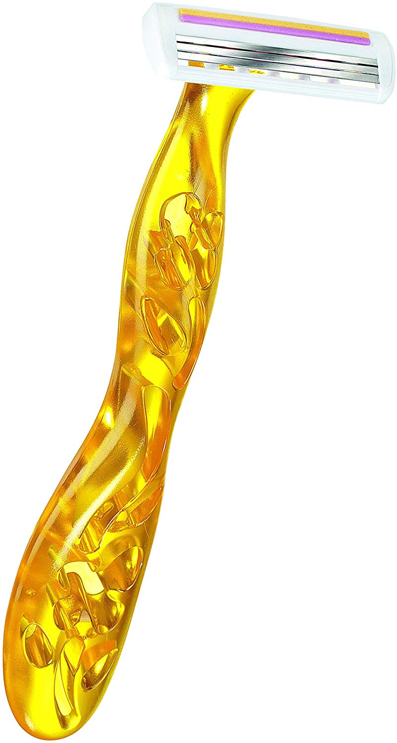 BIC Miss Soleil Colour Collection, Triple Blade Razor for Women Great Grip and Control, With Flower Designed Handles, Pack of 8 - Image 4