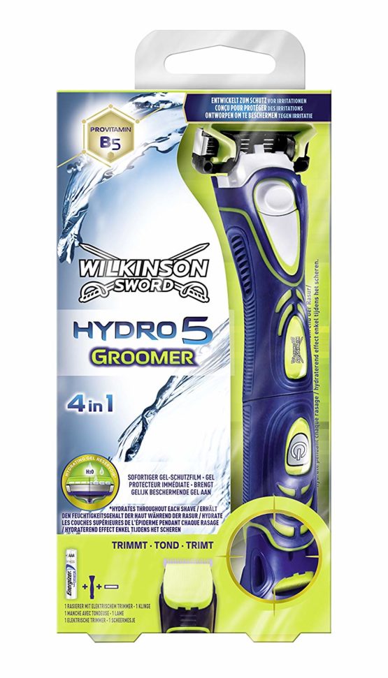Wilkinson Sword Hydro 5 Groomer Men's Razor with Trimmer and 1 Blade