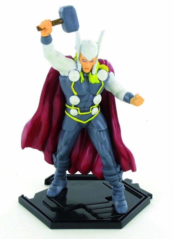 Comansi COM-Y96028 Marvel Avengers Assemble Thor Minifigure, Grey and Purple