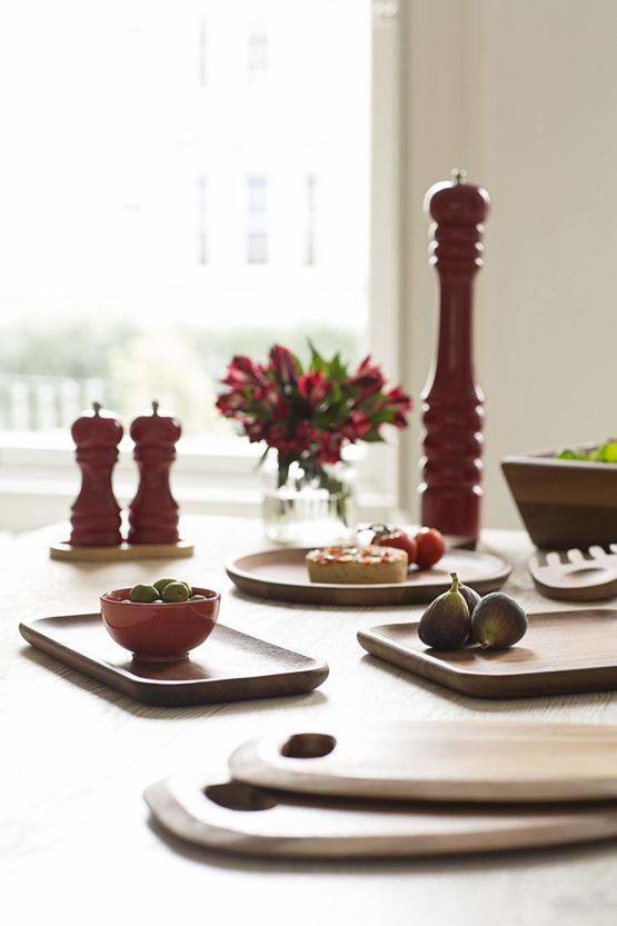 T&G 10469 Tuscany Acacia Double Mill Rest / Work Surface and Dining Table Protector, 16 x 9 x 1.5 cm, Brown - Image 3