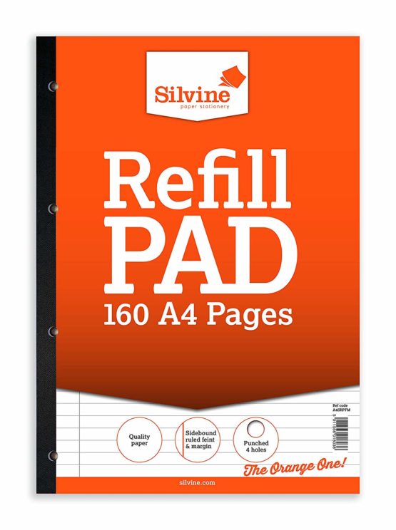 Silvine SV41803 A4 Refill Feint Pad (Pack of 6)