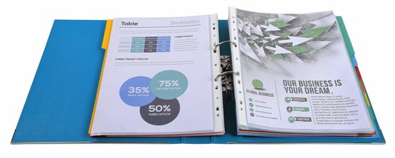 Exacompta Prem'Touch PP Lever Arch File, A4 maxi, 50 mm spine - Assorted Colours, Pack of 10 - Image 2