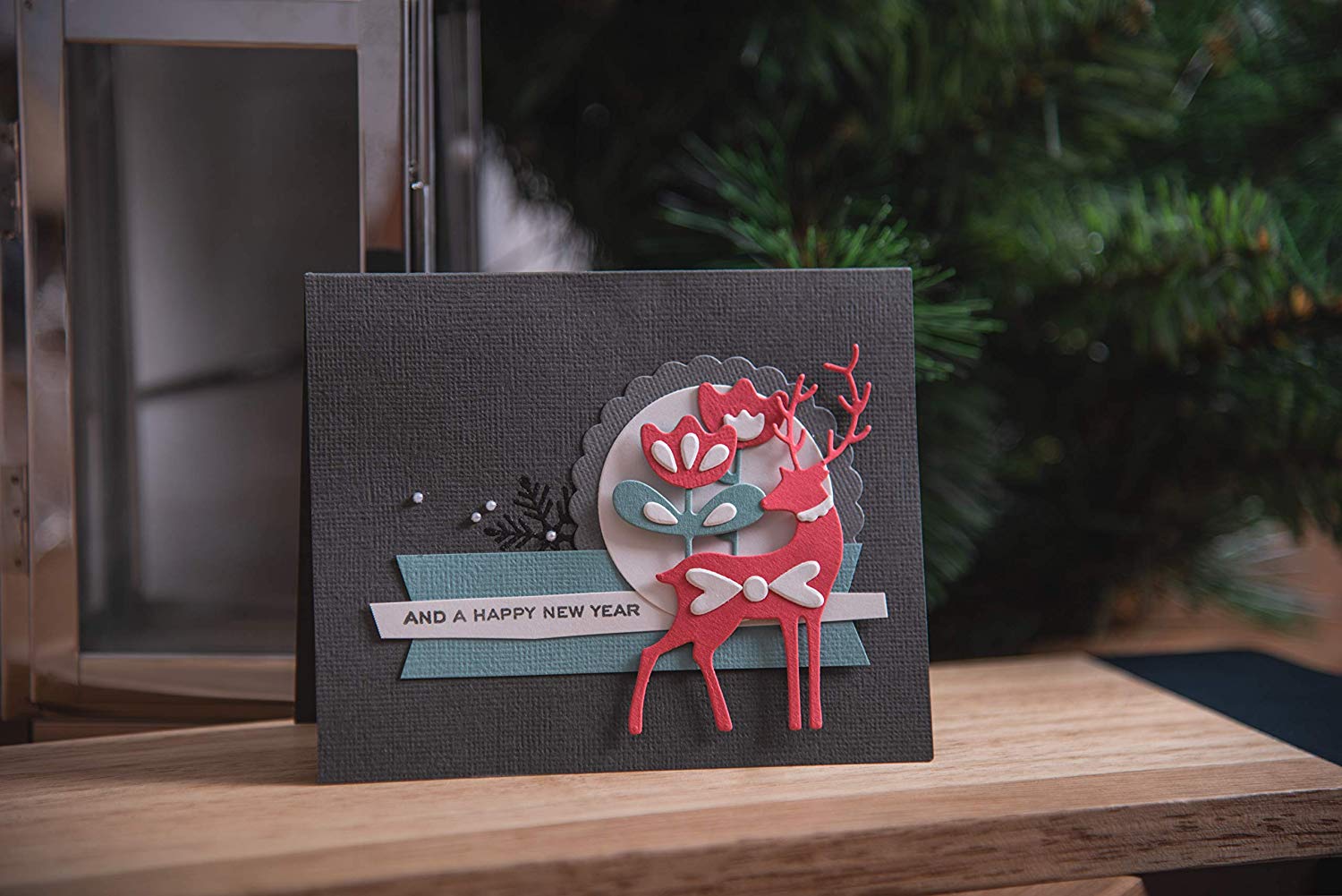 Sizzix Thinlits Die Set 663413 Christmas Elements by Lisa Jones, 10 Pack, Multi Colour, Paper, One Size - Image 4