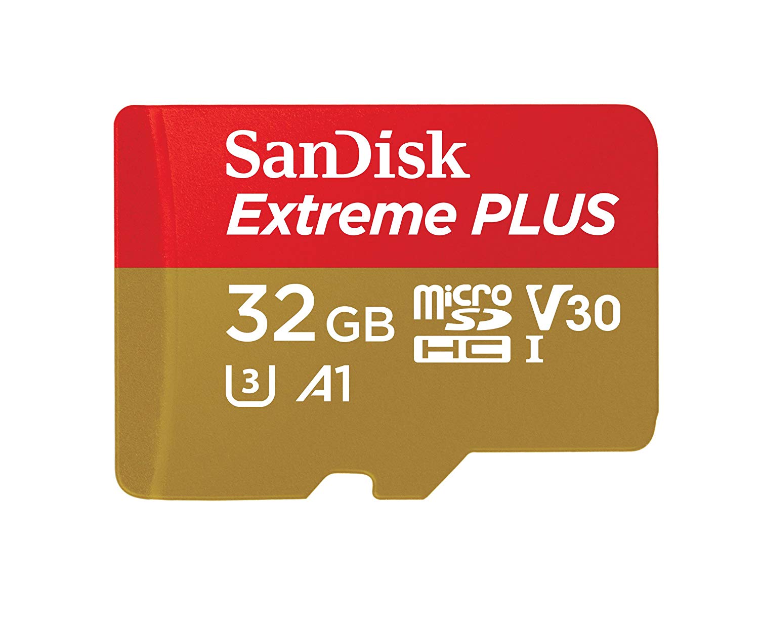 SanDisk Extreme Plus 32 GB MicroSDHC Memory Card, SD Adapter With A1 App Performance And Rescue Pro Deluxe, Up to 100 MB/s
