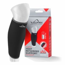 Vulkan Classic Calf/Shin Support, Medium, 34 to 38 cm, Breathable Lower Leg Brace for Stability and Support when Running or Walking, Athletic Compression Sleeve for Exercising and Working Out