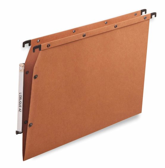 Elba A4 Ultimate Vbase Lateral Suspension Files - Orange (Pack of 25)